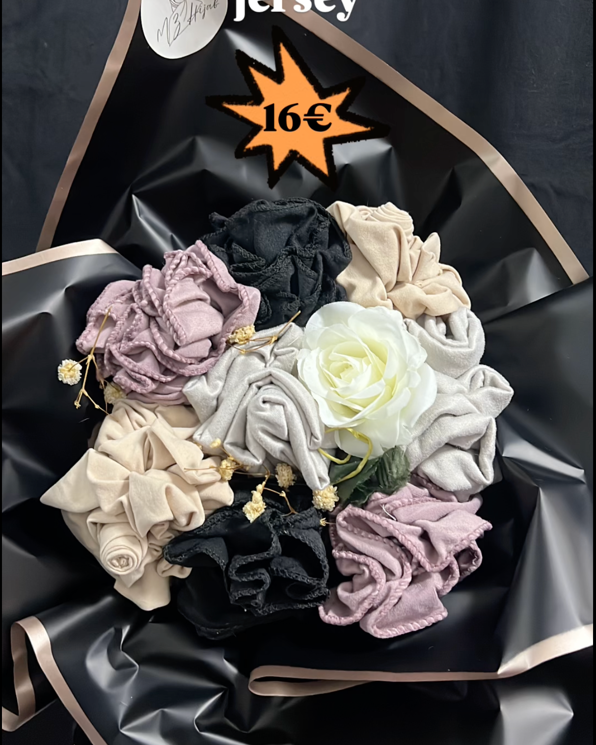 Bouquet de 4 voiles en jersey