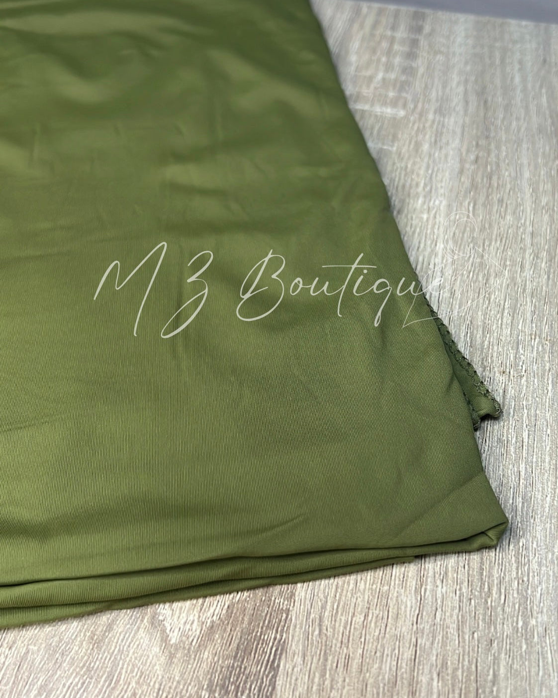 Voile en Modal - Vert olive