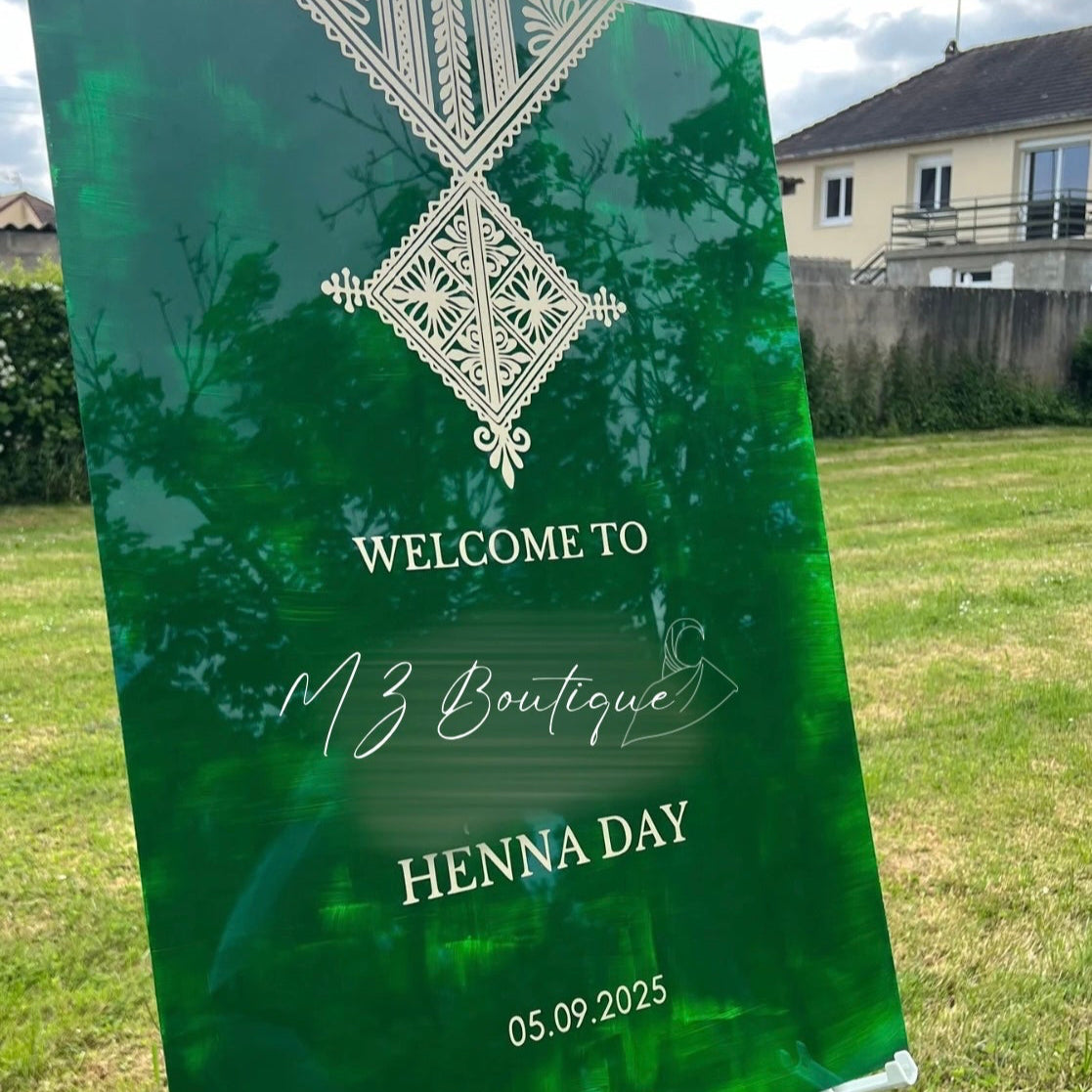 Panneau Henna Day