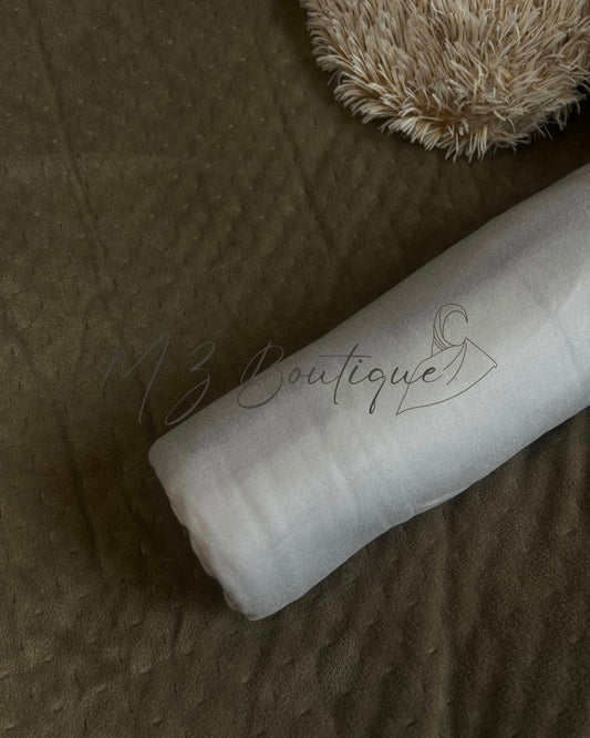 Voile en Jersey - Gris Clair