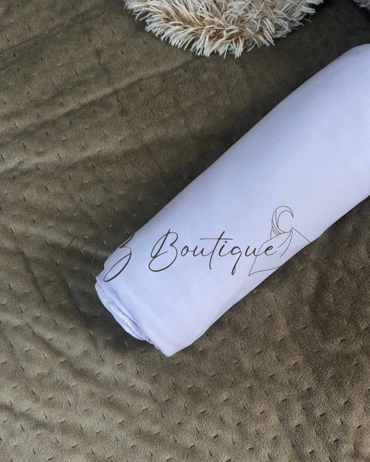 Voile en Jersey Premium - Blanc