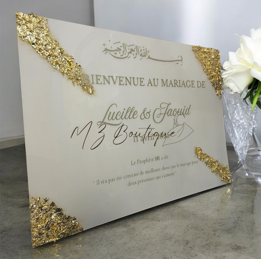 Panneau Feuille d'or