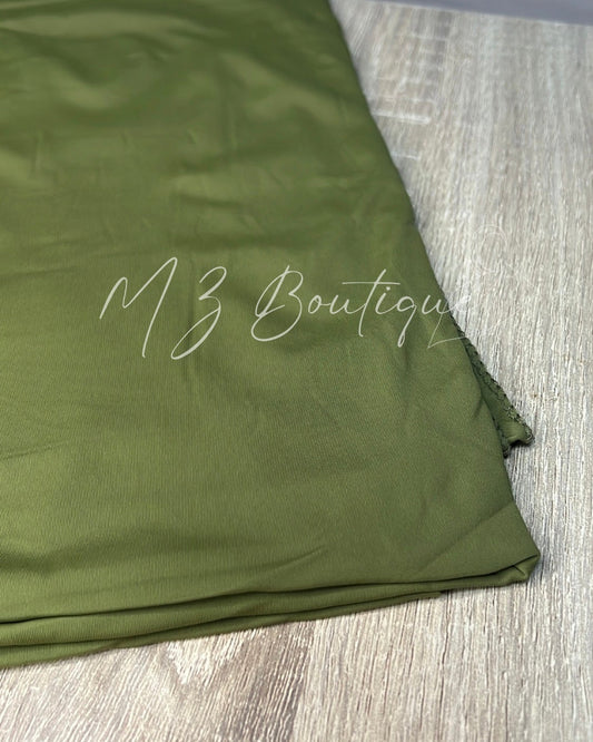 Voile en Modal - Vert olive
