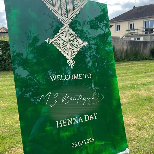 Panneau Henna Day