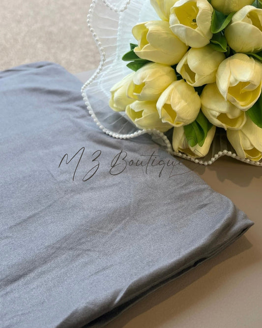Voile en Jersey - Gris Foncé