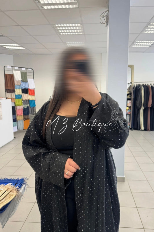 Kimono Strass - Noir